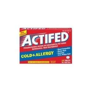  Actifed Cold & Allergy Tabs 12