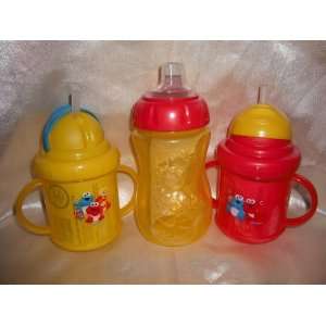  Sesame Street Sippy Cups (Set of 3) Baby