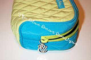 Retired Vera Bradley Key Lime Turquoise Small Cosmetic  