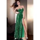 Alyce Designs 2105 Claudine Collection Green Envy Sparkling Prom Dress 