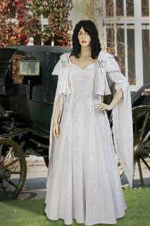 Medieval Renaissance Crushed Velvet Dress Handmade for Queen or Noble 