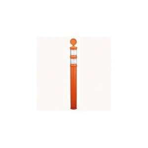com X 42 Orange Deluxe Delineator Post With Two 3 Reflective Bands 