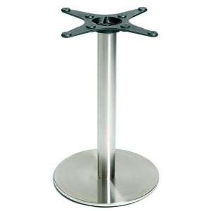  21x34 3/4 RFL Round Stainless Steel Table Base: Home 