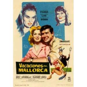 Vacations in Majorca Movie Poster (11 x 17 Inches   28cm x 44cm) (1960 