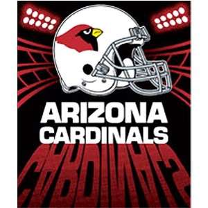 Arizona Cardinals Light Weight Fleece NFL Blanket (Shadow Series 