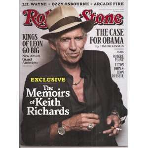  Rolling Stone Magazine October 28,2010 Issue 1116 various Books