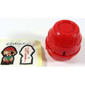 Classic Mini Pop Up Pirate In A Barrel   Red Tomy Yujin Japan   Really 