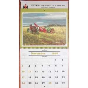 Sourthern Equipment and Supply Co 1968 Calendar International 