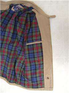 American Living Polo L Jacket Mens Zip Blazer 100% Cotton Coat Lined 