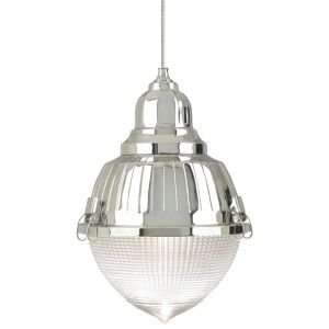 Mini Halsted Pendant by Wilmette Lighting  R183999   Clear Prismatic