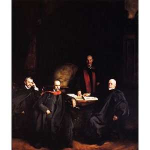  Oil Painting Professors Welch, Halsted, Osler and Kelly 