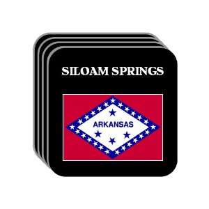 US State Flag   SILOAM SPRINGS, Arkansas (AR) Set of 4 Mini Mousepad 