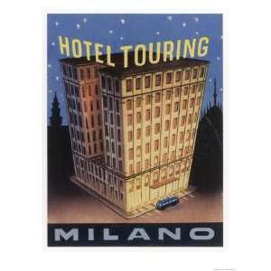 Yes the Hotel Touring at Milano Italy is Big and Its Fine Label Design 