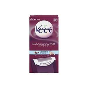 Veet Ready To Use Wax Strips For Legs & Body (Quantity of 
