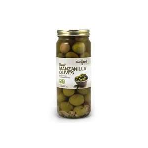 Manzanilla Olives, Raw, 10oz Jar  Grocery & Gourmet Food