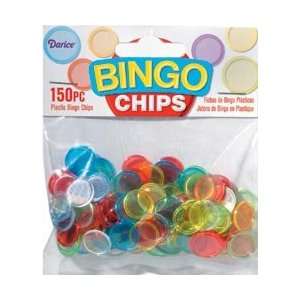  Darice Plastic Bingo Chips 150/Pkg; 6 Items/Order Kitchen 