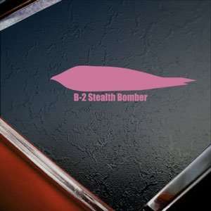 Stealth Bomber Pink Decal Military Soldier Car Pink Sticker