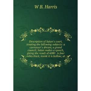   . is four miles thick; inside it is hollow; at W B. Harris Books