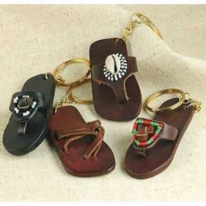   Flip Flop Sandal Key Chain Fair Trade Artisan Made 