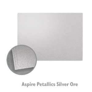   ASPIRE Petallics Silver Ore Plain Card   400/Carton