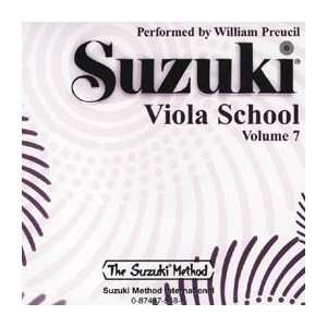  Suzuki Viola School CD, Vol. 7   Preucil Musical 