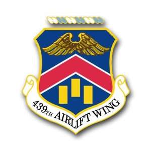  US Air Force 439th Airlift Wing Decal Sticker 3.8 