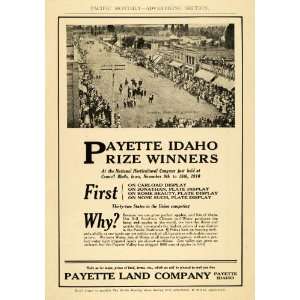   Ad Payette Idaho Land Agricultural Real Estate   Original Print Ad