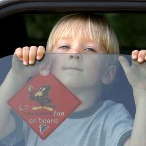  NFL Atlanta Falcons Lil Fan On Board Car Sign: Sports 