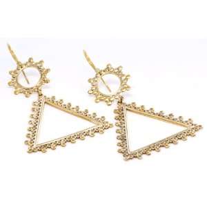    18g Bronze BIG PYRAMIDS Style Earrings   Price Per 2 Jewelry