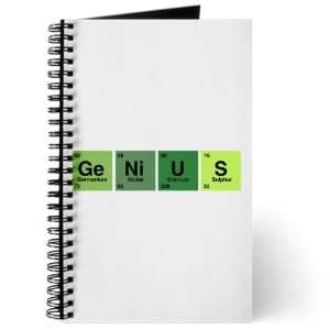 Journal (Diary) with Genius Periodic Table of Elements Science Geek 