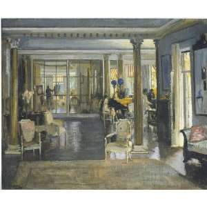 FRAMED oil paintings   Sir John Lavery   24 x 20 inches   The Drawing 