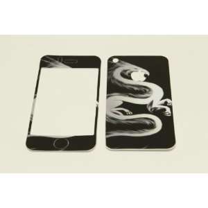  iPhone 3G/3GS Skin Decal Sticker   White Dragon 