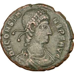  CONSTANS 348AD Authentic Ancient Roman Coin PHOENIX sacred 