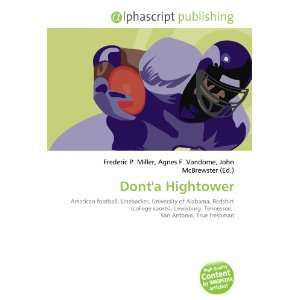  Donta Hightower (9786134087636) Books