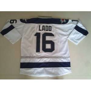  jets #16 ladd white jersey ice hockey jerseys hockey wear 