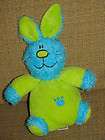 Sugar Loaf Toys Green & Blue Bunny Rabbit Stuffed An