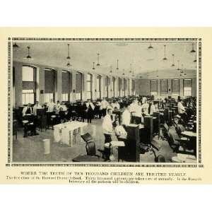  1911 Print Harvard University Dental School Free Clinic 