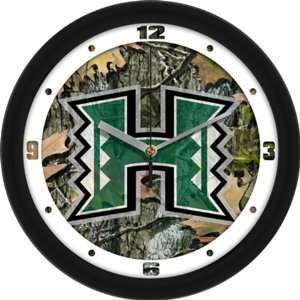    University of Hawaii Warriors Glass Wall Clock: Sports & Outdoors