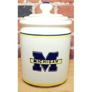  MICHIGAN WOLVERINES 5 LB CANISTER / COOKIE JAR