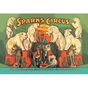  Vintage Art Sparks Circus   00423 1