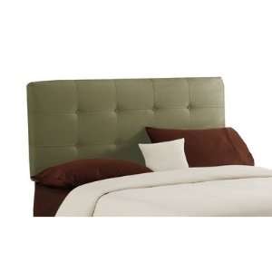   Furniture 790 (Sage) Double Button Tufted Headboard in Sage Size: Twin