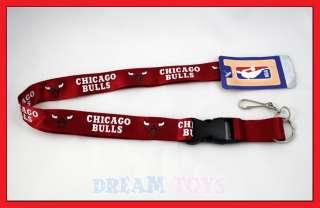NBA Chicago Bulls Lanyard Key Chain / Basketball  