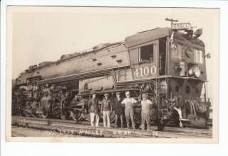 Real Photo Southern Pacific Mallet SPRR Engine Postcard  