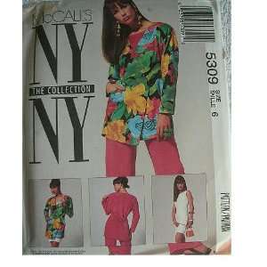 MISSES UNLINED JACKET, DRESS OR TOP AND PANTS SIZE 6 MCCALLS NY NY THE 