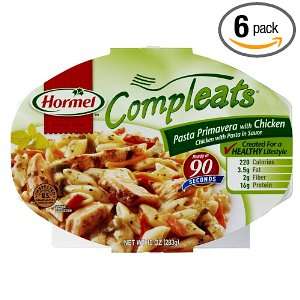 Hormel Compleats Pasta Primavera with Chicken, 10 Ounce (Pack of 6)