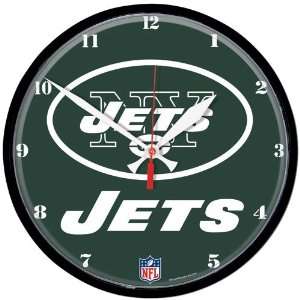  BSS   New York Jets NFL Round Wall Clock 