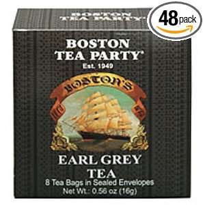 Boston Tea Party, Earl Grey Tea, 8 Count, 0.42 Box (Pack of 48)