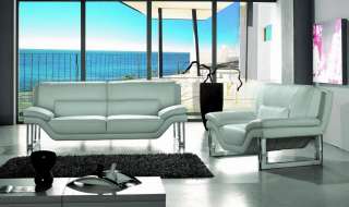 NEW YORK Living Room Set Modern Italian White Leather  