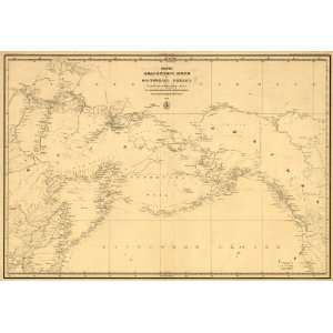  map North Pacific Ocean, Arctic Ocean