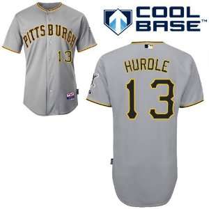  Clint Hurdle Pittsburgh Pirates Authentic Road Cool Base 